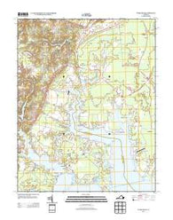Ware Neck Virginia Historical topographic map, 1:24000 scale, 7.5 X 7.5 Minute, Year 2013