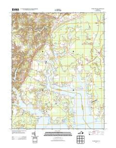 Ware Neck Virginia Historical topographic map, 1:24000 scale, 7.5 X 7.5 Minute, Year 2013
