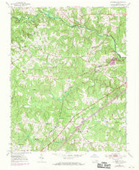 Warfield Virginia Historical topographic map, 1:24000 scale, 7.5 X 7.5 Minute, Year 1951