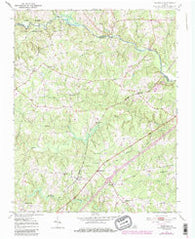 Warfield Virginia Historical topographic map, 1:24000 scale, 7.5 X 7.5 Minute, Year 1951