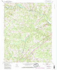 Warfield Virginia Historical topographic map, 1:24000 scale, 7.5 X 7.5 Minute, Year 1951