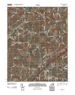 Warfield Virginia Historical topographic map, 1:24000 scale, 7.5 X 7.5 Minute, Year 2010