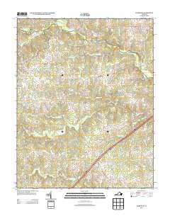 Warfield Virginia Historical topographic map, 1:24000 scale, 7.5 X 7.5 Minute, Year 2013