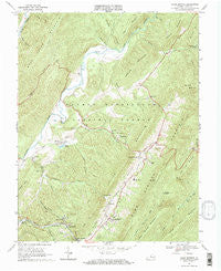 Warm Springs Virginia Historical topographic map, 1:24000 scale, 7.5 X 7.5 Minute, Year 1968
