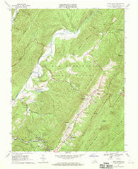 Warm Springs Virginia Historical topographic map, 1:24000 scale, 7.5 X 7.5 Minute, Year 1968