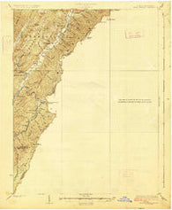 Warm Springs Virginia Historical topographic map, 1:62500 scale, 15 X 15 Minute, Year 1926
