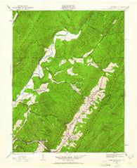 Warm Springs Run Virginia Historical topographic map, 1:24000 scale, 7.5 X 7.5 Minute, Year 1930