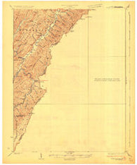 Warm Springs Virginia Historical topographic map, 1:62500 scale, 15 X 15 Minute, Year 1926