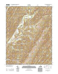 Warm Springs Virginia Historical topographic map, 1:24000 scale, 7.5 X 7.5 Minute, Year 2013