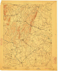 Warrenton Virginia Historical topographic map, 1:125000 scale, 30 X 30 Minute, Year 1894