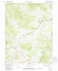 Washington Virginia Historical topographic map, 1:24000 scale, 7.5 X 7.5 Minute, Year 1971