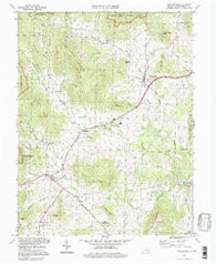 Washington Virginia Historical topographic map, 1:24000 scale, 7.5 X 7.5 Minute, Year 1994