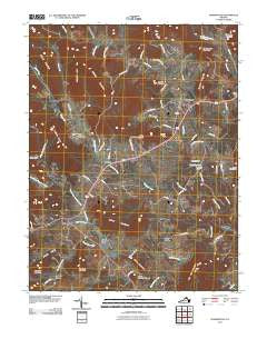 Washington Virginia Historical topographic map, 1:24000 scale, 7.5 X 7.5 Minute, Year 2011