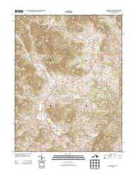 Washington Virginia Historical topographic map, 1:24000 scale, 7.5 X 7.5 Minute, Year 2013