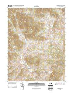 Washington Virginia Historical topographic map, 1:24000 scale, 7.5 X 7.5 Minute, Year 2013