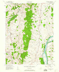 Waterford Virginia Historical topographic map, 1:24000 scale, 7.5 X 7.5 Minute, Year 1952
