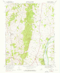 Waterford Virginia Historical topographic map, 1:24000 scale, 7.5 X 7.5 Minute, Year 1970