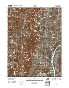 Waterford Virginia Historical topographic map, 1:24000 scale, 7.5 X 7.5 Minute, Year 2011