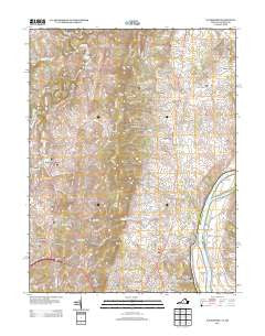 Waterford Virginia Historical topographic map, 1:24000 scale, 7.5 X 7.5 Minute, Year 2013