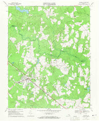 Waverly Virginia Historical topographic map, 1:24000 scale, 7.5 X 7.5 Minute, Year 1969
