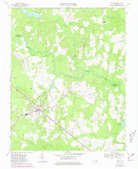 Waverly Virginia Historical topographic map, 1:24000 scale, 7.5 X 7.5 Minute, Year 1969