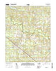 Waverly Virginia Current topographic map, 1:24000 scale, 7.5 X 7.5 Minute, Year 2016