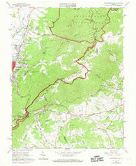 Waynesboro East Virginia Historical topographic map, 1:24000 scale, 7.5 X 7.5 Minute, Year 1964