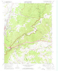 Waynesboro East Virginia Historical topographic map, 1:24000 scale, 7.5 X 7.5 Minute, Year 1973