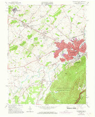 Waynesboro West Virginia Historical topographic map, 1:24000 scale, 7.5 X 7.5 Minute, Year 1964