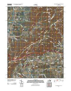 Waynesboro East Virginia Historical topographic map, 1:24000 scale, 7.5 X 7.5 Minute, Year 2011