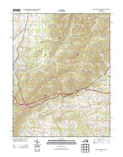 Waynesboro East Virginia Historical topographic map, 1:24000 scale, 7.5 X 7.5 Minute, Year 2013