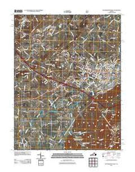 Waynesboro West Virginia Historical topographic map, 1:24000 scale, 7.5 X 7.5 Minute, Year 2011