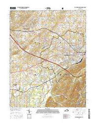 Waynesboro West Virginia Current topographic map, 1:24000 scale, 7.5 X 7.5 Minute, Year 2016