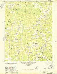Wellville Virginia Historical topographic map, 1:24000 scale, 7.5 X 7.5 Minute, Year 1950