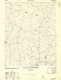 Wellville Virginia Historical topographic map, 1:24000 scale, 7.5 X 7.5 Minute, Year 1950