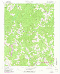 Wellville Virginia Historical topographic map, 1:24000 scale, 7.5 X 7.5 Minute, Year 1966