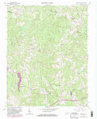 Wellville Virginia Historical topographic map, 1:24000 scale, 7.5 X 7.5 Minute, Year 1966