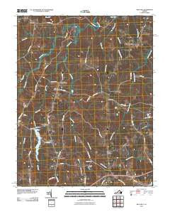 Wellville Virginia Historical topographic map, 1:24000 scale, 7.5 X 7.5 Minute, Year 2010