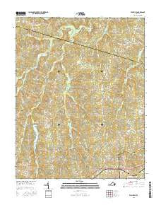 Wellville Virginia Current topographic map, 1:24000 scale, 7.5 X 7.5 Minute, Year 2016