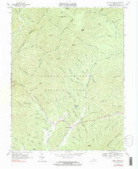 West Augusta Virginia Historical topographic map, 1:24000 scale, 7.5 X 7.5 Minute, Year 1967