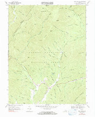 West Augusta Virginia Historical topographic map, 1:24000 scale, 7.5 X 7.5 Minute, Year 1967