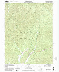 West Augusta Virginia Historical topographic map, 1:24000 scale, 7.5 X 7.5 Minute, Year 1999