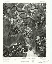 West Point Virginia Historical topographic map, 1:24000 scale, 7.5 X 7.5 Minute, Year 1973