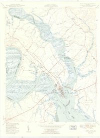 West Point Virginia Historical topographic map, 1:24000 scale, 7.5 X 7.5 Minute, Year 1950