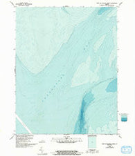 West of Nandua Creek Virginia Historical topographic map, 1:24000 scale, 7.5 X 7.5 Minute, Year 1986
