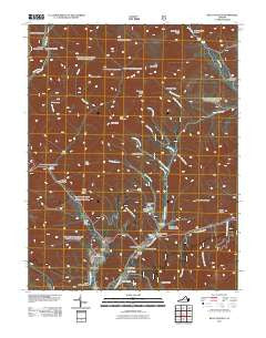 West Augusta Virginia Historical topographic map, 1:24000 scale, 7.5 X 7.5 Minute, Year 2011