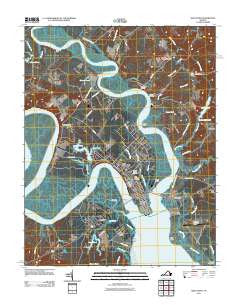 West Point Virginia Historical topographic map, 1:24000 scale, 7.5 X 7.5 Minute, Year 2011