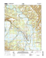 West Point Virginia Current topographic map, 1:24000 scale, 7.5 X 7.5 Minute, Year 2016