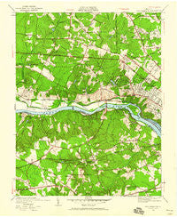 Westhampton Virginia Historical topographic map, 1:24000 scale, 7.5 X 7.5 Minute, Year 1936