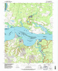 Westover Virginia Historical topographic map, 1:24000 scale, 7.5 X 7.5 Minute, Year 1994